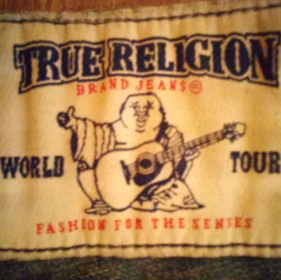 True religion blue jeans 34x32 - Picture 3 of 3
